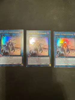 SHIPPED TOMORROW Yugioh 3x Yugioh Galatea-I, The Orcust Automaton Blmm-en052 - Image 1
