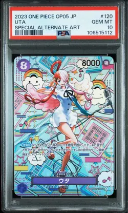 PSA10 Uta OP02-120 SEC-SPC One Piece Card Japanese - Image 1