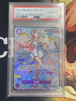 PSA10 Uta OP02-120 SEC-SPC One Piece Card Japanese - Image 4