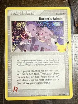 Pokemon Celebrations Card LOT - Groudon, Imposter Professor Oak, Rocket's admin - Image 2