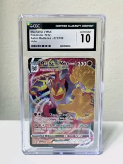 Machamp VMax Full Art #073/189 Astral Radiance CGC 10 GEM MINT Pokemon Card - Image 1