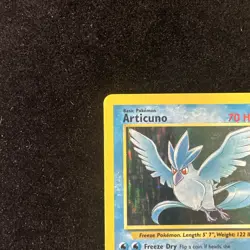 Pokemon TCG Articuno Fossil Holo Unlimited Rare Card 2/62 - Image 3