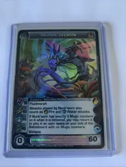 Chaotic TCG - Nunk’worn Super Rare First Edition Foil Card (50/65/70/50) - Image 2