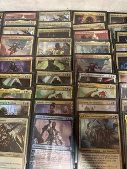 MTG Commander Lot of 76 Oversized Foil Commander Cards Sleeved, with Case Cube - Image 3
