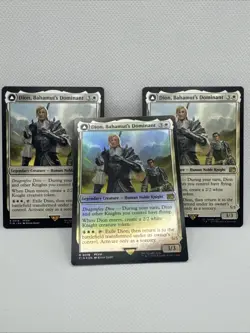 3x MTG Dion, Bahamut's Dominant Final Fantasy (1x Foil, 2 Regular) - Image 1
