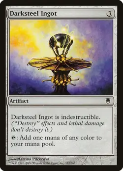 Darksteel Ingot NM/M Darksteel Artifact Mtg Magic English Regular Common - Image 1