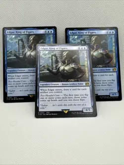 3x MTG - Edgar, King of Figaro Final Fantasy Regular - Image 1