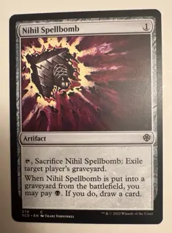 Nihil Spellbomb #270 (NM) Starter Commander SCD Magic MTG - Image 1
