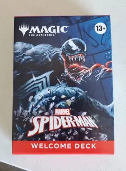 BLACK MTG Marvel Spiderman Welcome Deck - SDCC 2025 Magic The Gathering - Image 1