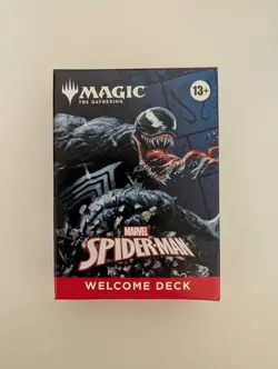 BLACK MTG Marvel Spiderman Welcome Deck - SDCC 2025 Magic The Gathering - Image 1