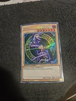 Yugioh Card Dark Magician - SBC1-ENA01 Secret Rare 1st Edition Speed Duel Yugi - Image 1