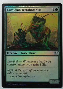 Eumidian Terrabotanist *FOIL Uncommon* Magic MtG x1 Edge of Eternities - Image 1