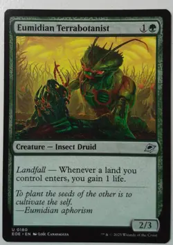Eumidian Terrabotanist *Uncommon* Magic MtG x1 Edge of Eternities - Image 1