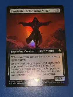 Fandaniel, Telophoroi Ascian Extended Art Foil - FIC 0146 NM - MTG Magic - Image 1