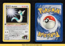 Erika's Dratini 1st Ed. Pokemon Gym Heroes #42 2000 READ 8n1 - Image 3