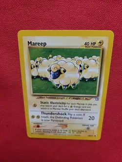 Pokemon: Mareep #65/111 & Flaaffy #34/111 Neo Genesis 2000 - NM / LP - L60 (3) - Image 5