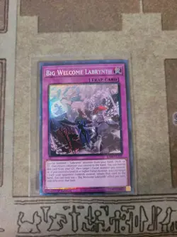 YUGIOH BIG WELCOME LABRYNTH RA04-EN104 COLLECTORS RARE 1ST ED NM - Image 1