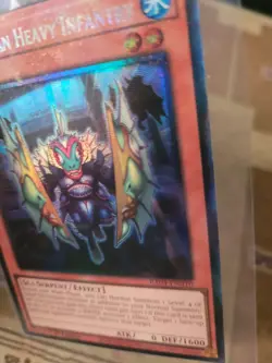 YUGIOH 2X ATLANTEAN HEAVY INFANTRY RA04-EN010 COLLECTORS RARE 1ST ED NM - Image 2