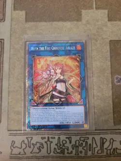 YUGIOH HIITA THE FIRE CHARMER ABLAZE RA04-EN074 PLATINUM RARE 1ST ED NM - Image 1