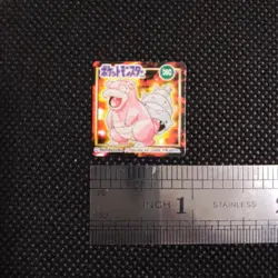 Slowbro Pokemon Bros Card Anime Mini Game Boy Nintendo Rare Japan No.080 - Image 2