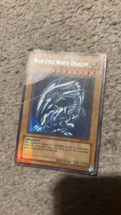 Yugioh 1st Edition Blue-Eyes White Dragon SDK-001 x 2| & LOB -001 1st Edition - Image 1