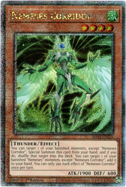 YuGiOh! Nemeses Corridor RA03-EN025 - Quarter Century Secret Rare - 1st Edition - Image 1