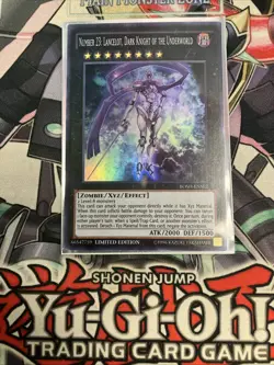 Number 23: Lancelot, Dark Knight Of The Underworld Super Rare BOSH-ENSE2 Yugioh - Image 1