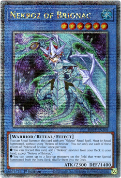 YuGiOh! Nekroz of Brionac RA03-EN260 - Quarter Century Secret Rare 1st Edition - Image 1