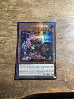 Yugioh Dodododo Warrior DUAD-EN004 Starlight Rare 1st Edition Near Mint - Image 1