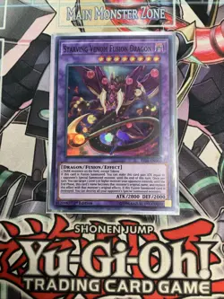 Starving Venom Fusion Dragon Super Rare 1St Edition FIGA-EN060 Yugioh - Image 1