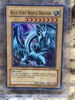 Yugioh Blue-Eyes White Dragon SKE-001 Super Rare Unlimited Edition NM! - Image 1