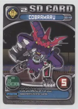 2003 Superior Defender Gundam Collectible Card Game Starter Set 2 Cobramaru gl9 - Image 1