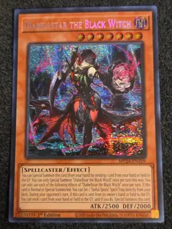 Diabellstar The Black Witch Prismatic Secret Rare MP24-EN109 Yugioh - Image 1