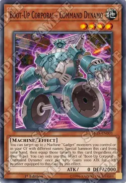 Yugioh Boot-Up Corporal - Command Dynamo (Super Rare) (1st Edition) FIGA-EN001 P - Image 1