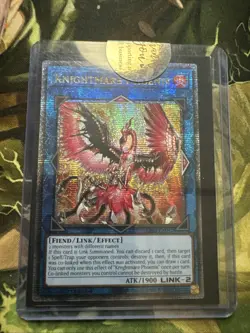 YuGiOh! Knightmare Phoenix RA03-EN042 Quarter Century Secret Rare - 1st Edition - Image 1