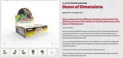 YuGiOh Doom of Dimensions sealed case 12 boxes - Ships Release Date 9/25/25 - - Image 2