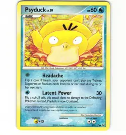 Pokemon Psyduck Platinum 87/127 Non-Holo LP Card - Image 1