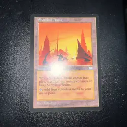Scorched Ruins Weatherlight Regular LP MTG Magic Card - Image 1