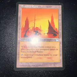Scorched Ruins Weatherlight Regular LP MTG Magic Card - Image 2