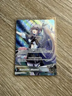 Nanashi Mumei OSR hololive OCG card hBP01-002 Blooming Radiance ENGLISH - Image 1