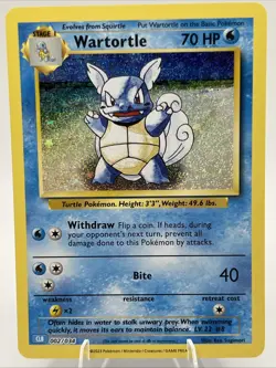 Wartortle 002/034 CLB Trading Card Game Classic Holo Pokemon Near Mint - Image 1