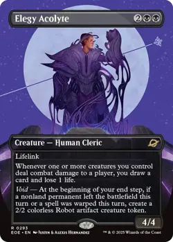 Foil - Elegy Acolyte (Borderless) - 293 / NM / English MTG - Image 1