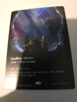 MTG - Godless Shrine (Borderless) - FOIL - Edge of Eternities (NM) - Image 1