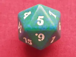 Magic The Gathering AVACYN RESTORED GREEN D20 SPINDOWN DICE DIE MTG - Image 2