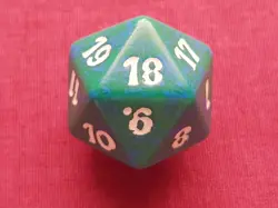 Magic The Gathering AVACYN RESTORED GREEN D20 SPINDOWN DICE DIE MTG - Image 5