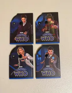 4 pc Life Counter Wheel MTG Magic the Gathering Doctor Who Commander Decks - Image 1