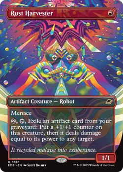 Foil - Rust Harvester (Borderless) - 310 / NM / English MTG - Image 1