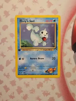 Pokemon TCG Misty's Seel 88/132 1st Edition Gym Heroes WOTC LP/MP - Image 1