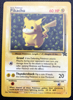 Ivy Pikachu Black Star Promo 1 LP Pokemon 1999 - Image 1