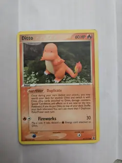 Pokemon- Ditto- Charmander 061/113 Delta Species Common Regular Lightly Played - Image 5